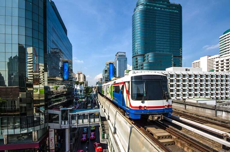 BTS Skytrain is the Best Way to Get Around Bangkok