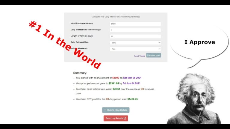 Compound Daily – The #1 Compound Daily Interest Calculator in the World