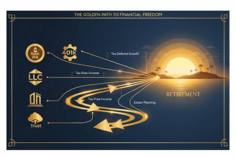 Stacking the Deck: How to Combine Tax-Advantaged Accounts, Business Entities, and a Living Trust Into One Wealth-Building System